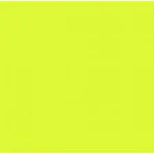 029 YELLOW FLUO. 6 MIL. CAST FLUO. DAY-GLOW FILM