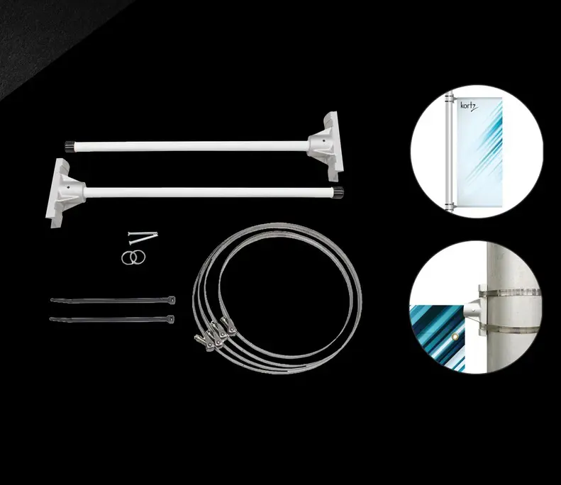 30" FIBERGLASS POLE SYSTEM SINGLE KIT TERRACE