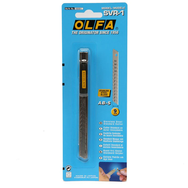 COUTEAU OLFA DELUXE ACIER INOXIDABLE