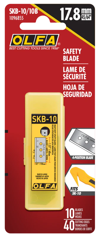 LAME POUR SKB-10 POUR SK-10 (10 LAMES)