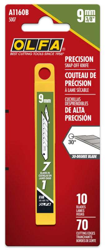 LAMES POUR COUTEAUX OLFA SAC-1 10/B