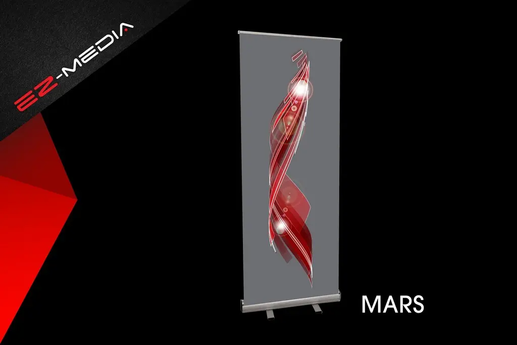 ROLL UP BANNER STAND MARS 33.5" X 78.75"