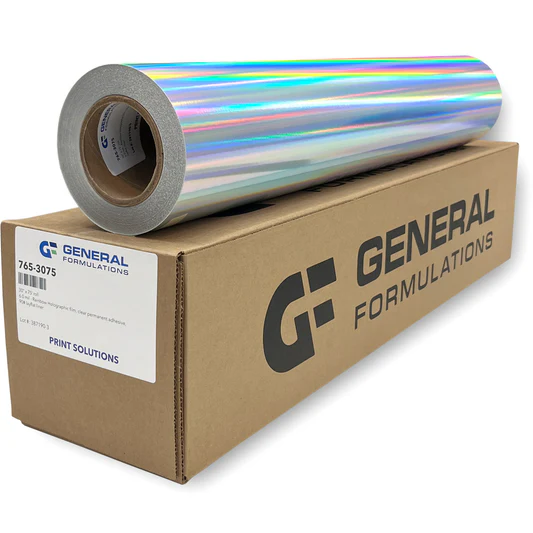 FILM HOLOGRAPHIC AUTOCOLLANT RAINBOW