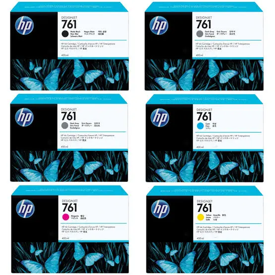 HP761 - Ink Cartridge Cyan 400 ml