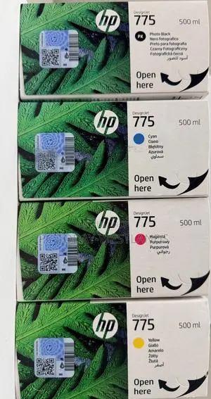 HP775 - Cartouche d'encre Cyan 500 ml