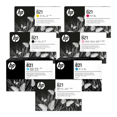 HP821 - Cartouche d'encre Cyan 400 ml