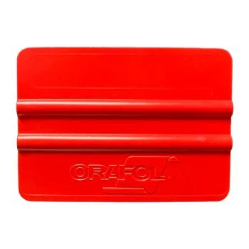 SQUEEGEE EN TEFLON (ROUGE) AVEC 1 REBORD FEUTRÉ