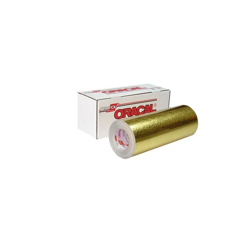 003 GOLD GLOSS 3.5 MIL FILM COULÉ MÉTALLISÉ, TEXTURE GAUFRÉ