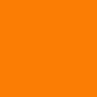 [6510-037-W15xL150] 037 ORANGE FLUORESCENT - 4 MIL. CAST VINYL