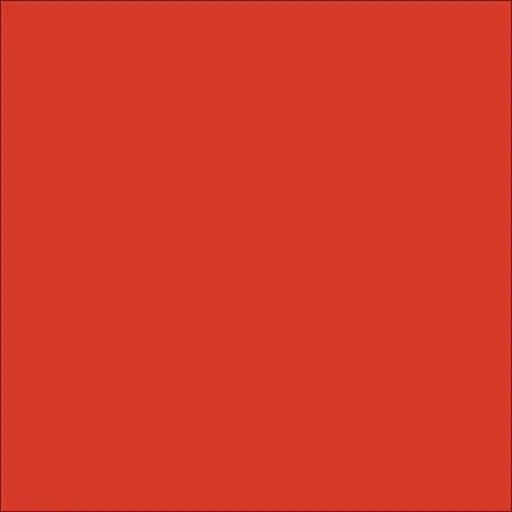 [8300-033] 033 RED ORANGE 3 MIL FILM CALANDRÉ TRANSPARENT