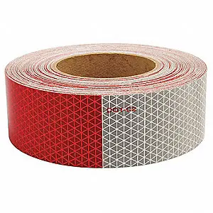 [V92-5549-020150-W2xL150] CONSPICUITY TAPE 11'' RED & 7'' WHITE(10)