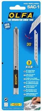 [SAC-1] COUTEAU OLFA ULTRA-SLIM POUR GRAPHIQUE