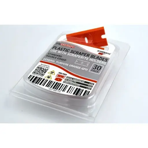 [SRS30GPO] SCRAPERITE RECTANGLE BLADES GENERAL PURPOSE ORANGE (30)