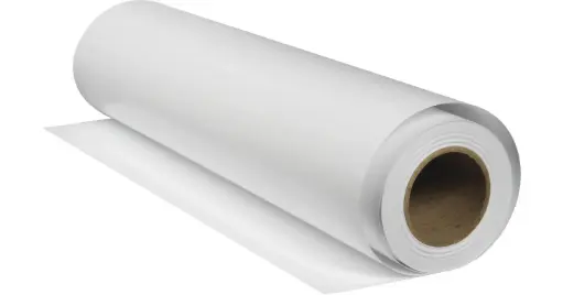 [JPS-107-W51xL150] 1.5 MIL - WHITE OPAQUE PRINT MOUNTING FILM - 1 YEAR
